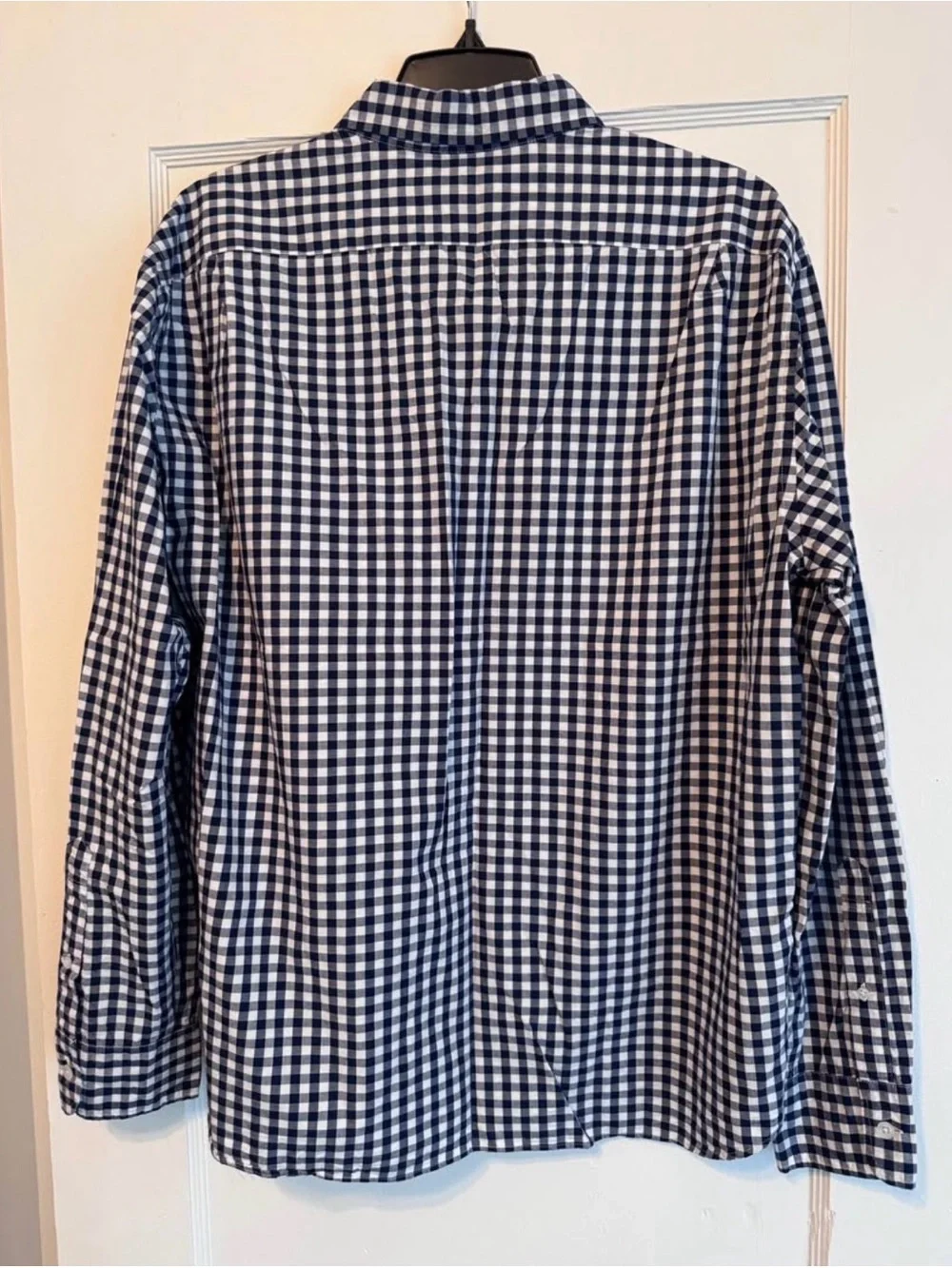 J Crew Men’s Long-Sleeve, Button Down,  Slim Fit Gingham Shirt - XXL